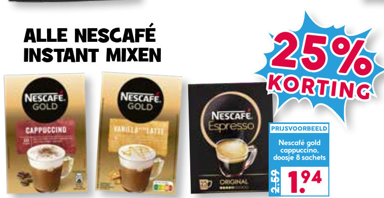 Nescafe   oploskoffie folder aanbieding bij  Boons Markt - details