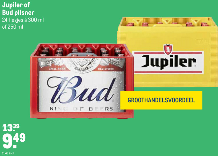 Jupiler   krat bier folder aanbieding bij  Makro - details