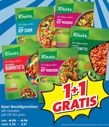 Knorr   maaltijdmix folder aanbieding bij  Boni - details