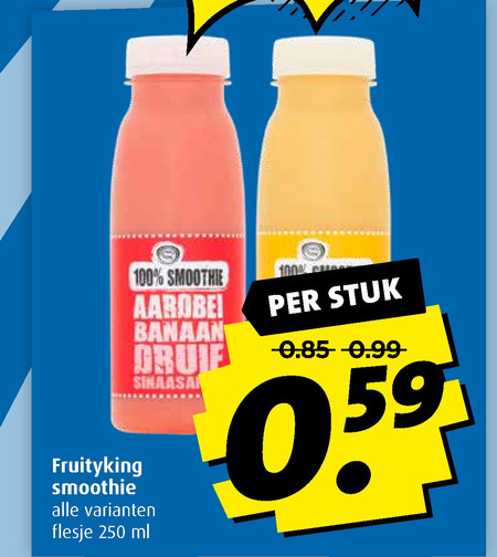 Fruity King   fruitsmoothie folder aanbieding bij  Boni - details