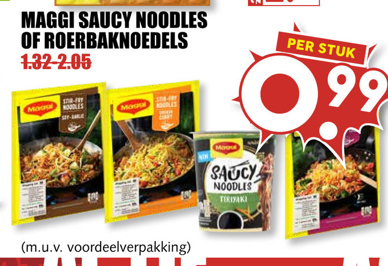 Maggi   noodles folder aanbieding bij  MCD Supermarkt Basis - details