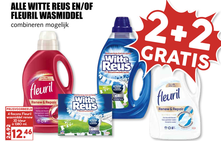 Color Reus   wasmiddel folder aanbieding bij  MCD Supermarkt Basis - details