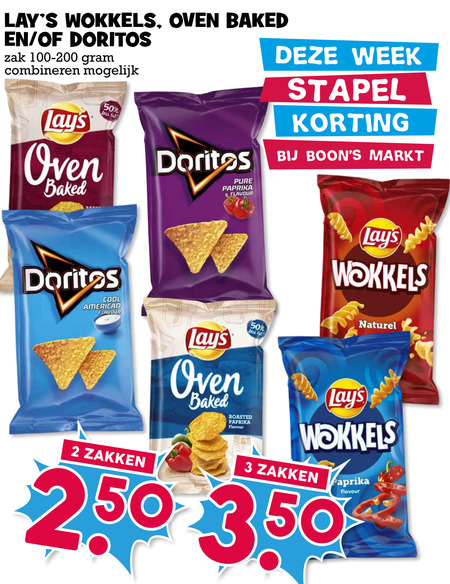 Lays   chips, zoutje folder aanbieding bij  Boons Markt - details