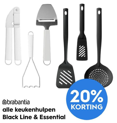 Brabantia   maatlepel, kaasschaaf folder aanbieding bij  Blokker - details