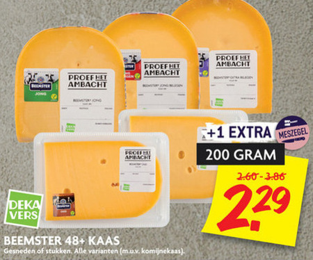 Beemster   kaas, kaasplakken folder aanbieding bij  Dekamarkt - details