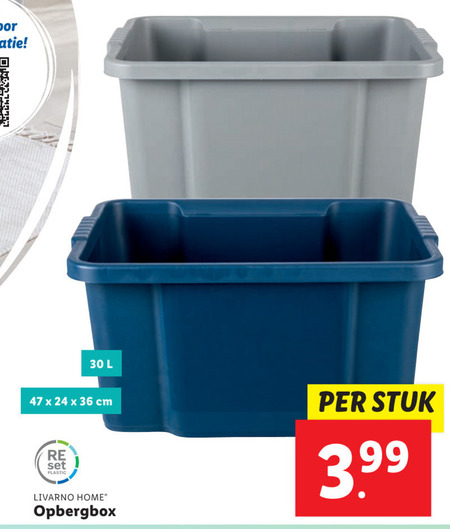 Livarno   opbergdoos folder aanbieding bij  Lidl - details