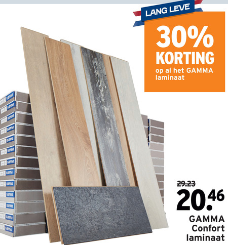 Gamma Huismerk   laminaat folder aanbieding bij  Gamma - details