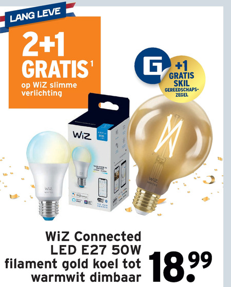 Magazijn adverteren Contractie led lamp folder aanbieding bij Gamma - details