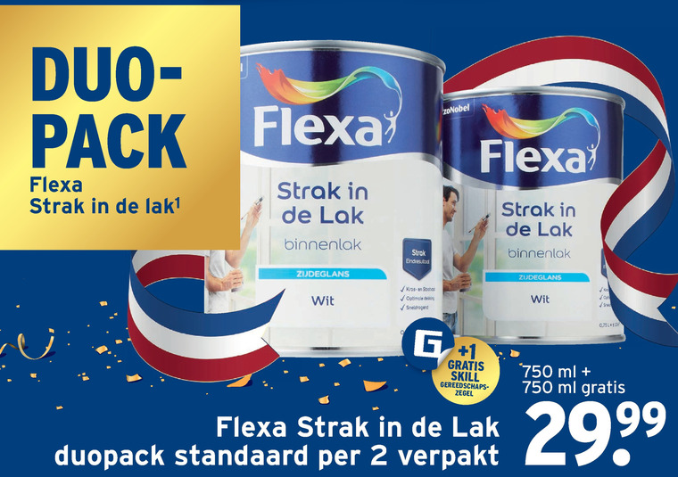 Flexa   lak folder aanbieding bij  Gamma - details