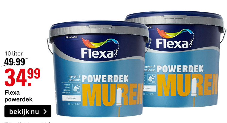 Flexa   muurverf folder aanbieding bij  Karwei - details