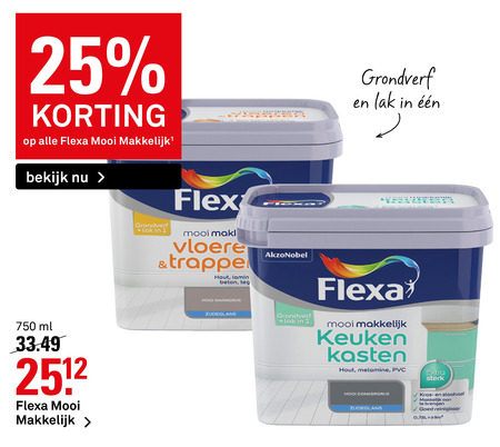 Flexa   lak folder aanbieding bij  Karwei - details