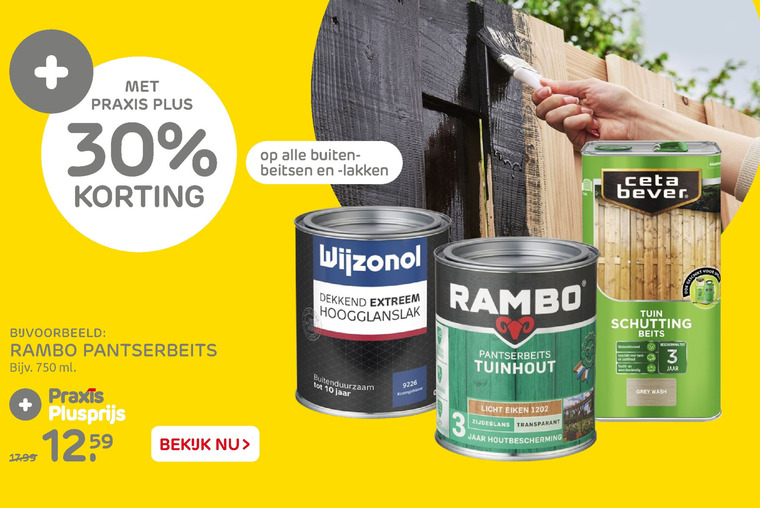 Rambo   beits folder aanbieding bij  Praxis - details