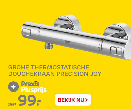 twaalf Thermisch spannend Grohe douchekraan, thermostaatkraan folder aanbieding bij Praxis - details