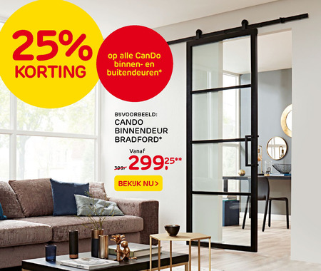 Cando   deur folder aanbieding bij  Praxis - details