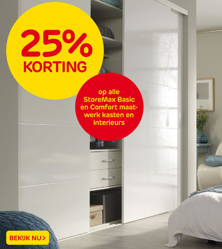 StoreMax   kastwandsysteem, schuifdeurrailsysteem folder aanbieding bij  Praxis - details