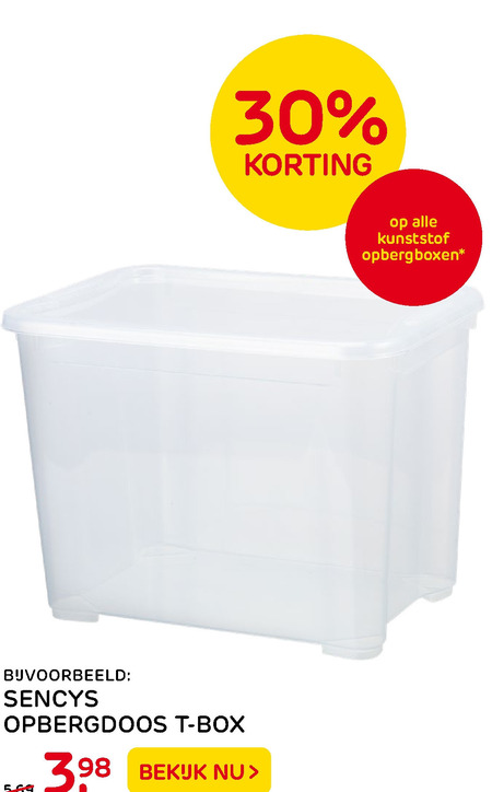 Sencys   opbergdoos folder aanbieding bij  Praxis - details