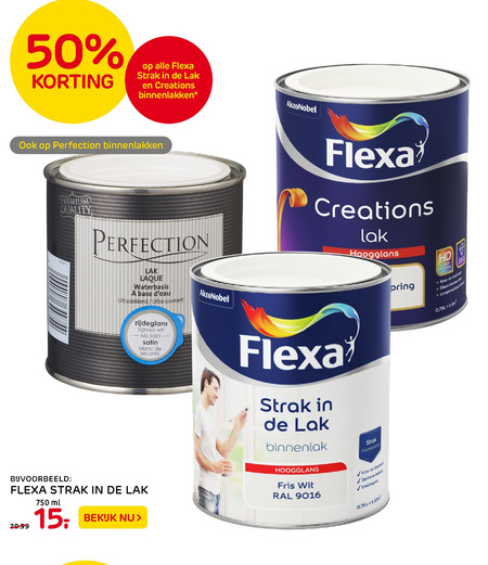 Flexa   lak folder aanbieding bij  Praxis - details