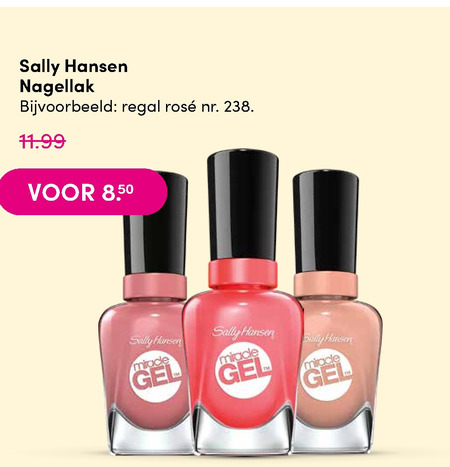 Sally Hansen   nagellak folder aanbieding bij  DA - details