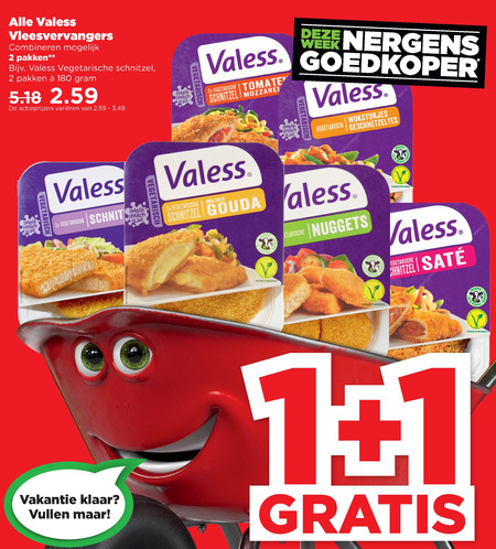 Valess   vegetarisch folder aanbieding bij  Plus - details