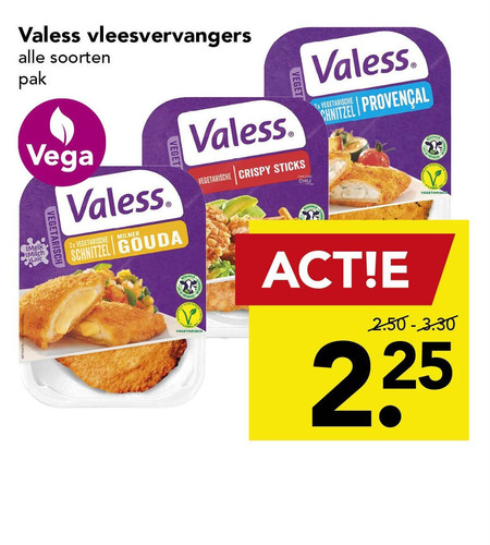 Valess   vegetarisch folder aanbieding bij  Deen - details