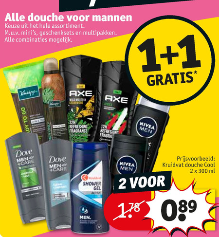 Axe   douchegel folder aanbieding bij  Kruidvat - details