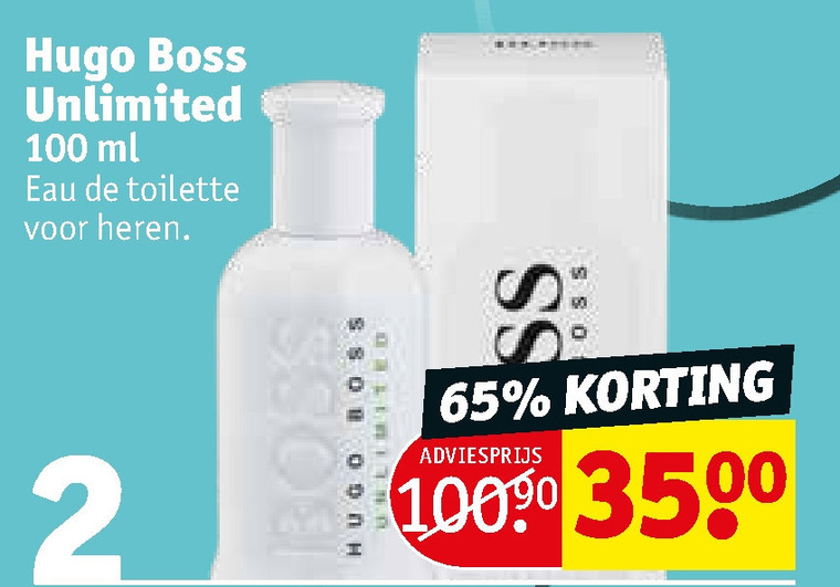 Hugo Boss   eau de toilette folder aanbieding bij  Kruidvat - details