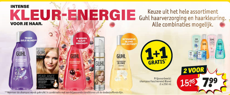 Guhl   shampoo, conditioner folder aanbieding bij  Kruidvat - details