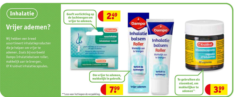 huisapotheek folder aanbieding bij Kruidvat details