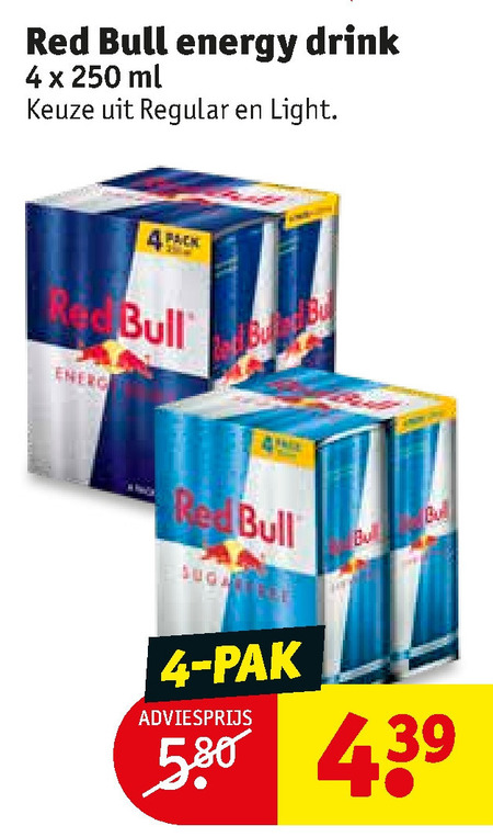 Red Bull   energiedrank folder aanbieding bij  Kruidvat - details