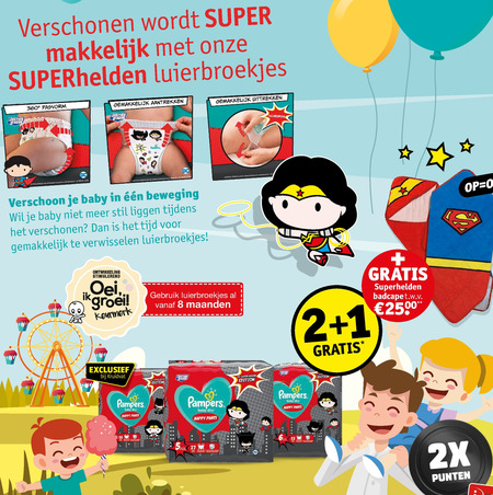 Pampers   luierbroekjes folder aanbieding bij  Kruidvat - details