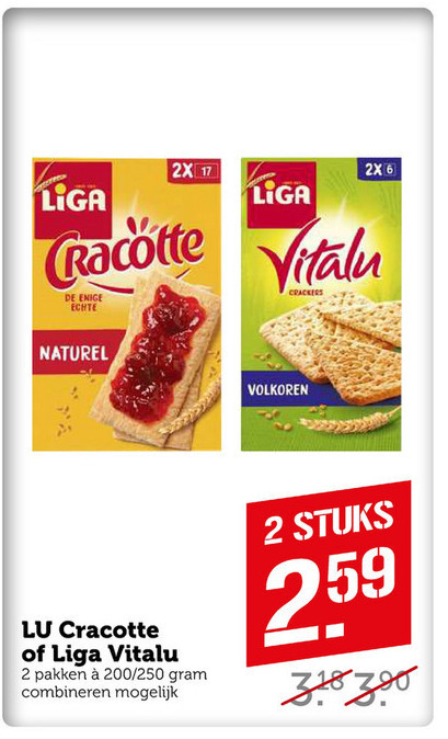 Lu   crackers folder aanbieding bij  Coop - details