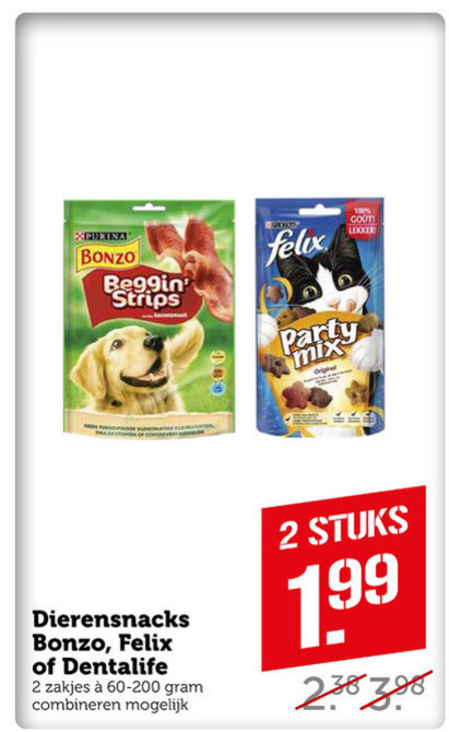 Dentalife   hondensnacks, kattensnacks folder aanbieding bij  Coop - details