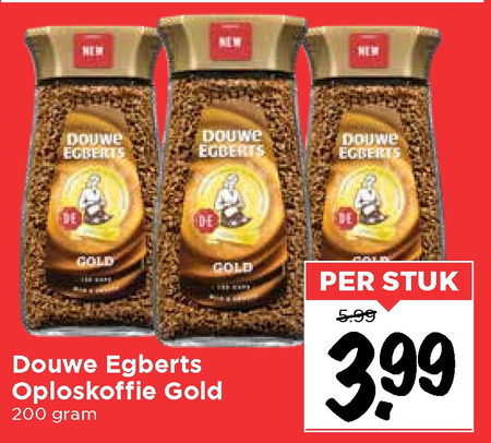 Douwe Egberts   oploskoffie folder aanbieding bij  Vomar - details