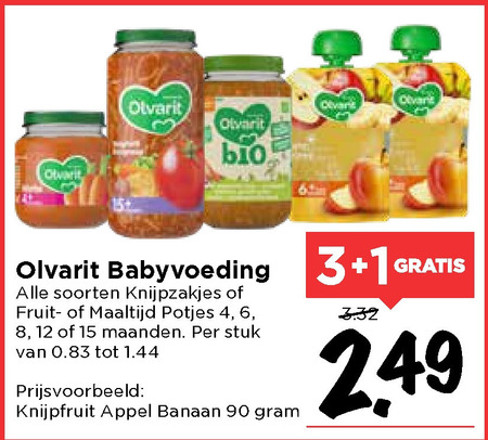 Olvarit   babyvoeding folder aanbieding bij  Vomar - details