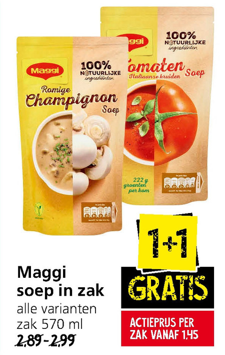 Maggi   soep folder aanbieding bij  Jan Linders - details