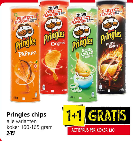 Pringles   chips folder aanbieding bij  Jan Linders - details