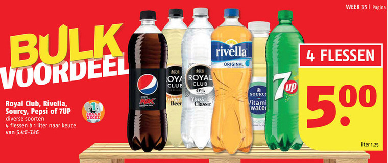 Rivella   frisdrank, cola folder aanbieding bij  Poiesz - details