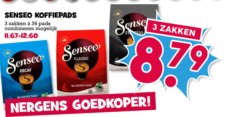 Douwe Egberts Senseo   koffiepad folder aanbieding bij  Boons Markt - details