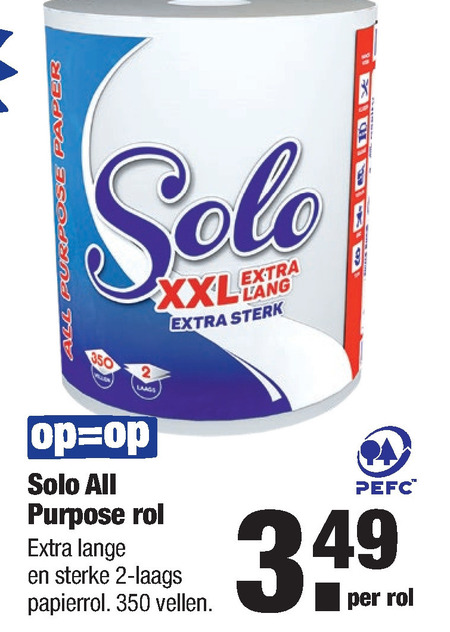 Solo   keukenpapier folder aanbieding bij  Aldi - details