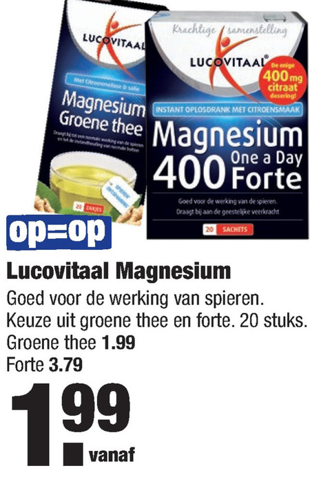 Lucovitaal   voedingssupplement folder aanbieding bij  Aldi - details