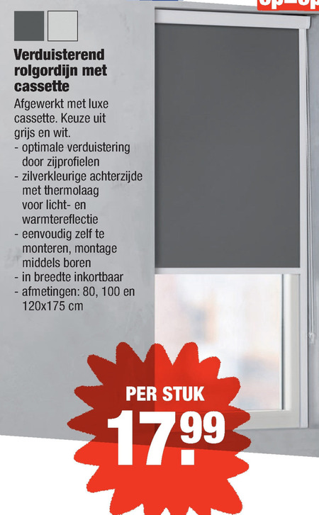 Dakloos Hobart lexicon rolgordijn folder aanbieding bij Aldi - details