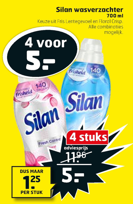 Silan   wasverzachter folder aanbieding bij  Trekpleister - details