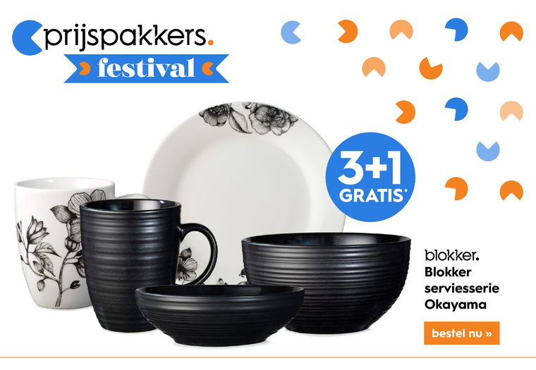 Blokker Huismerk   servies folder aanbieding bij  Blokker - details