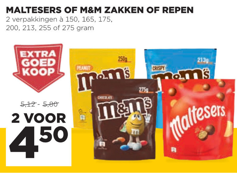 Maltesers   chocoladepindas, chocolade folder aanbieding bij  Jumbo - details