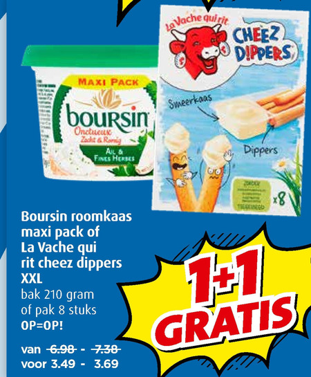 Boursin   kaassnacks, roomkaas folder aanbieding bij  Boni - details