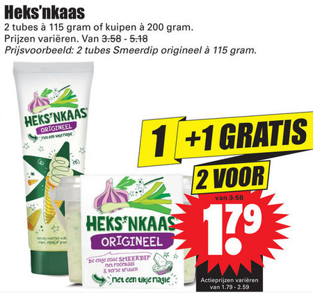 Heksnkaas   roomkaas folder aanbieding bij  Dirk - details