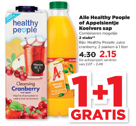 Appelsientje   vruchtensap folder aanbieding bij  Plus - details