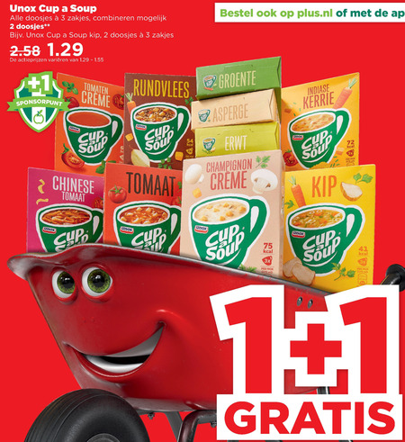 Cup a Soup   soep folder aanbieding bij  Plus - details