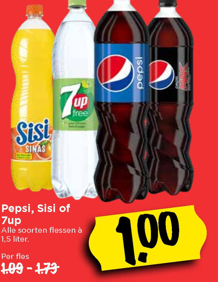 Sisi   frisdrank, cola folder aanbieding bij  Vomar - details