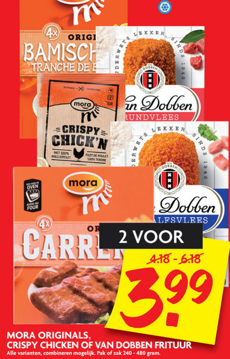 Van Dobben   kroket, snack folder aanbieding bij  Dekamarkt - details